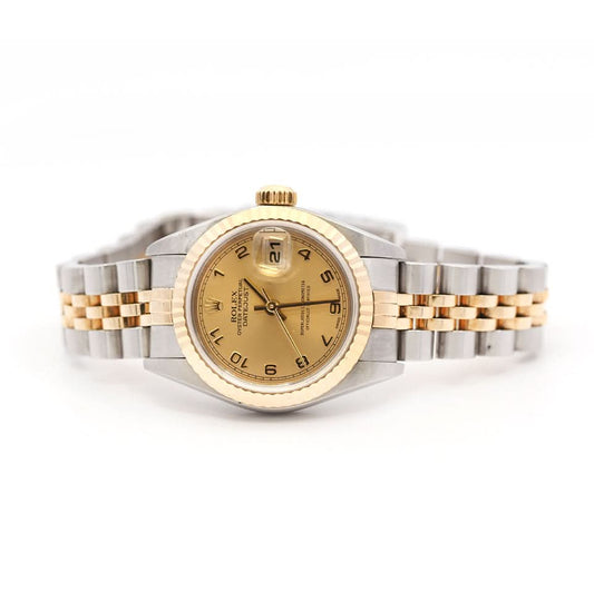 Rolex Ladies Datejust Watch - Steel and Yellow Gold