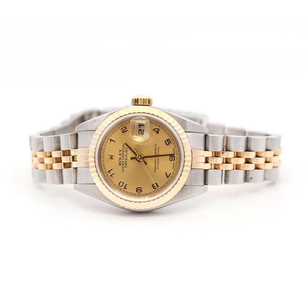 Rolex Ladies Datejust Watch - Steel and Yellow Gold