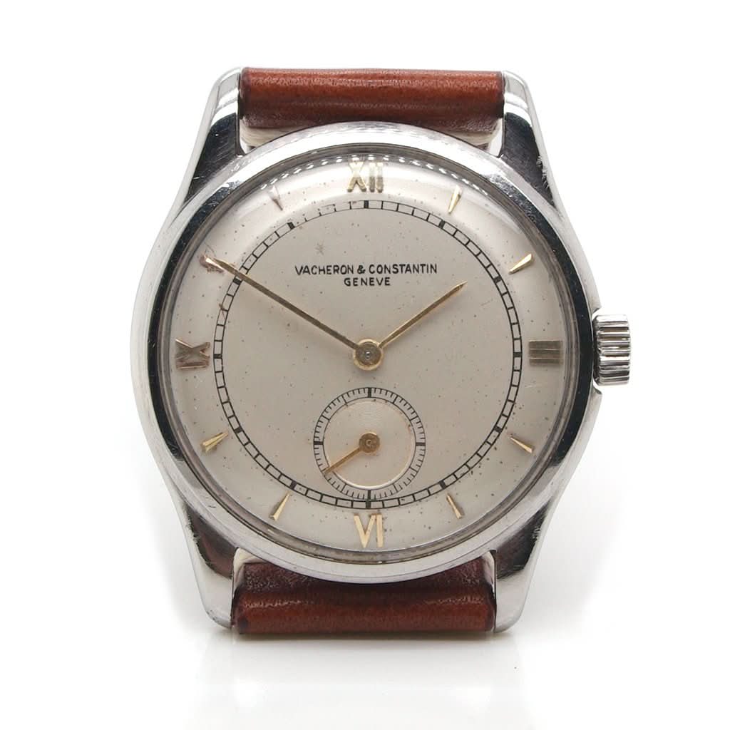 Vintage Watches Vintage Watch Vacheron Constantin Geneve Steel Manual Wind Watch, 1940s