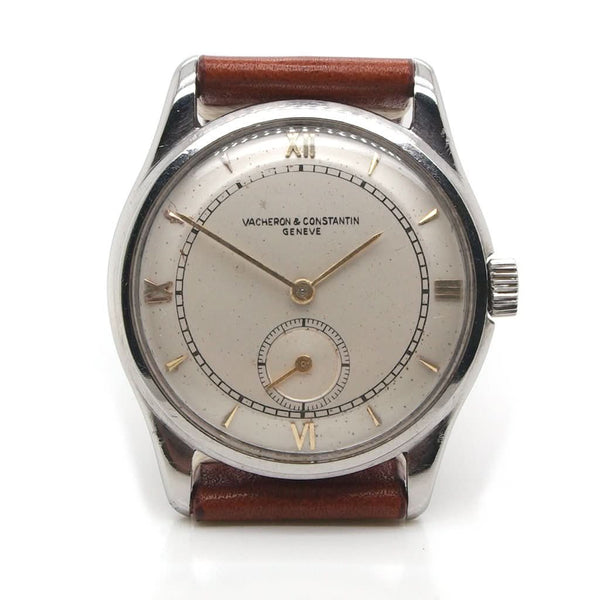 Vintage Watches Vintage Watch Vacheron Constantin Geneve Steel Manual Wind Watch, 1940s