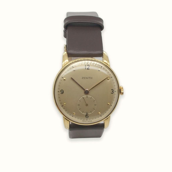 Vintage Watches Vintage Watch Zenith 18ct Gold Manual Vintage Dress Watch - 1950