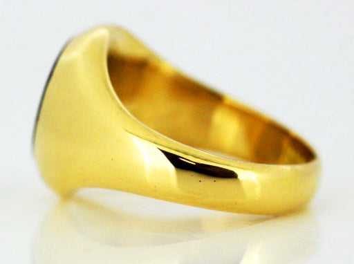 Victorian Onyx Seal Ring, 18ct Yellow Gold, England, Circa 1880's