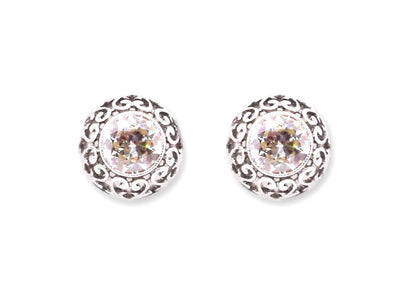 Vintage Ornate Diamond Earrings, 1.40 carats, 18ct White Gold, c.1935