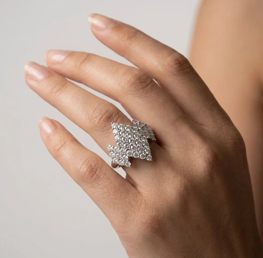 Picchiotti 18KT Gold Diamond Cluster Ring