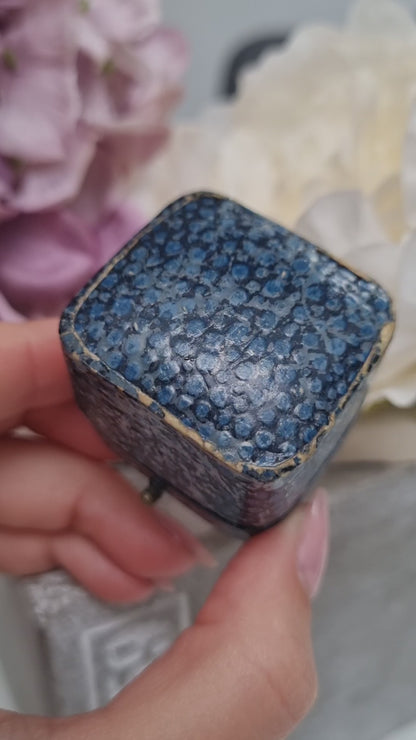 2.34ct Emerald Cut Aquamarine and Diamond Cluster Ring