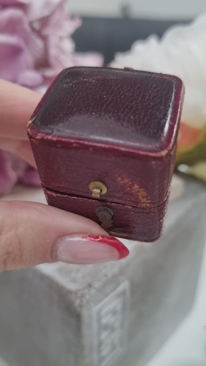 Antique 3.10ct Old European Cut Diamond Solitaire Engagement Ring in Platinum