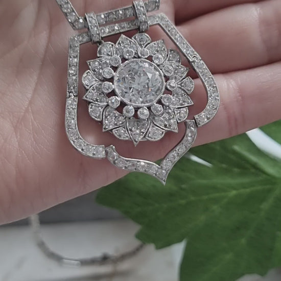 Art Deco diamond necklace 