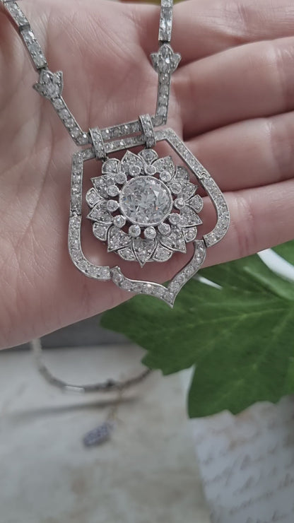 Art Deco diamond necklace 
