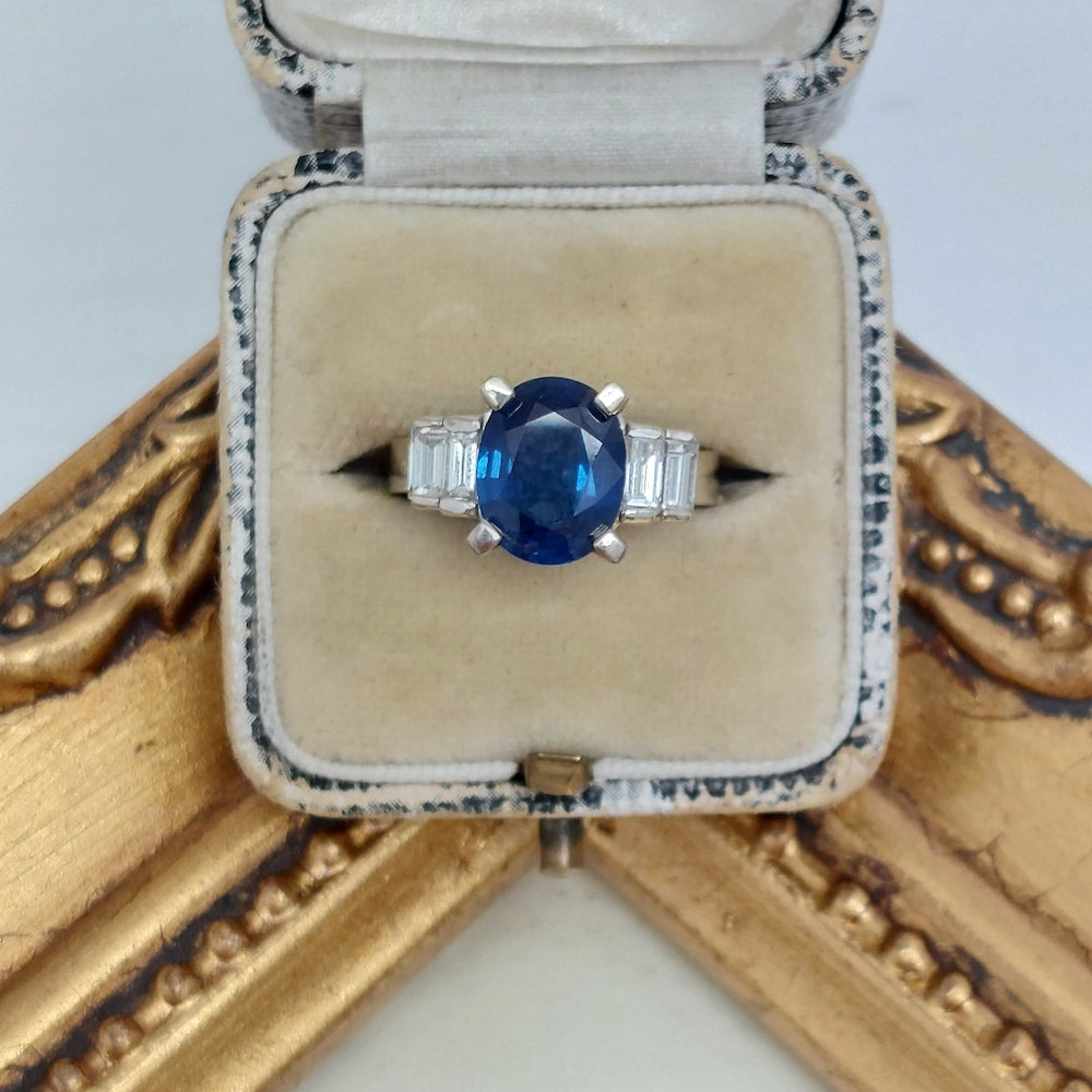 Vintage sapphire rings UK 
