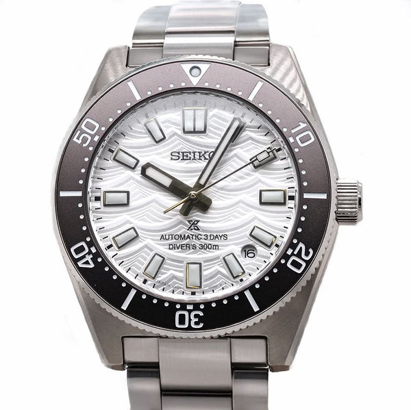Seiko Prospex 1965 Heritage Diver's 60th Anniversary Limited Edition Automatic Watch in stainless steel with a silver dial