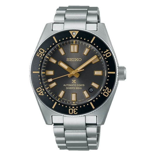 SEIKO Prospex 1965 Heritage Diver's Watch in Tide Grey, stainless steel, with date window
