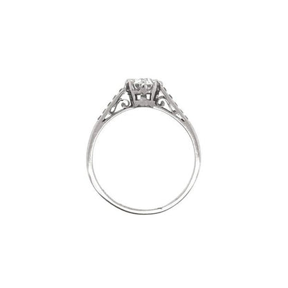 Vintage 1930's Solitaire Diamond Engagement Ring, 0.60 carats