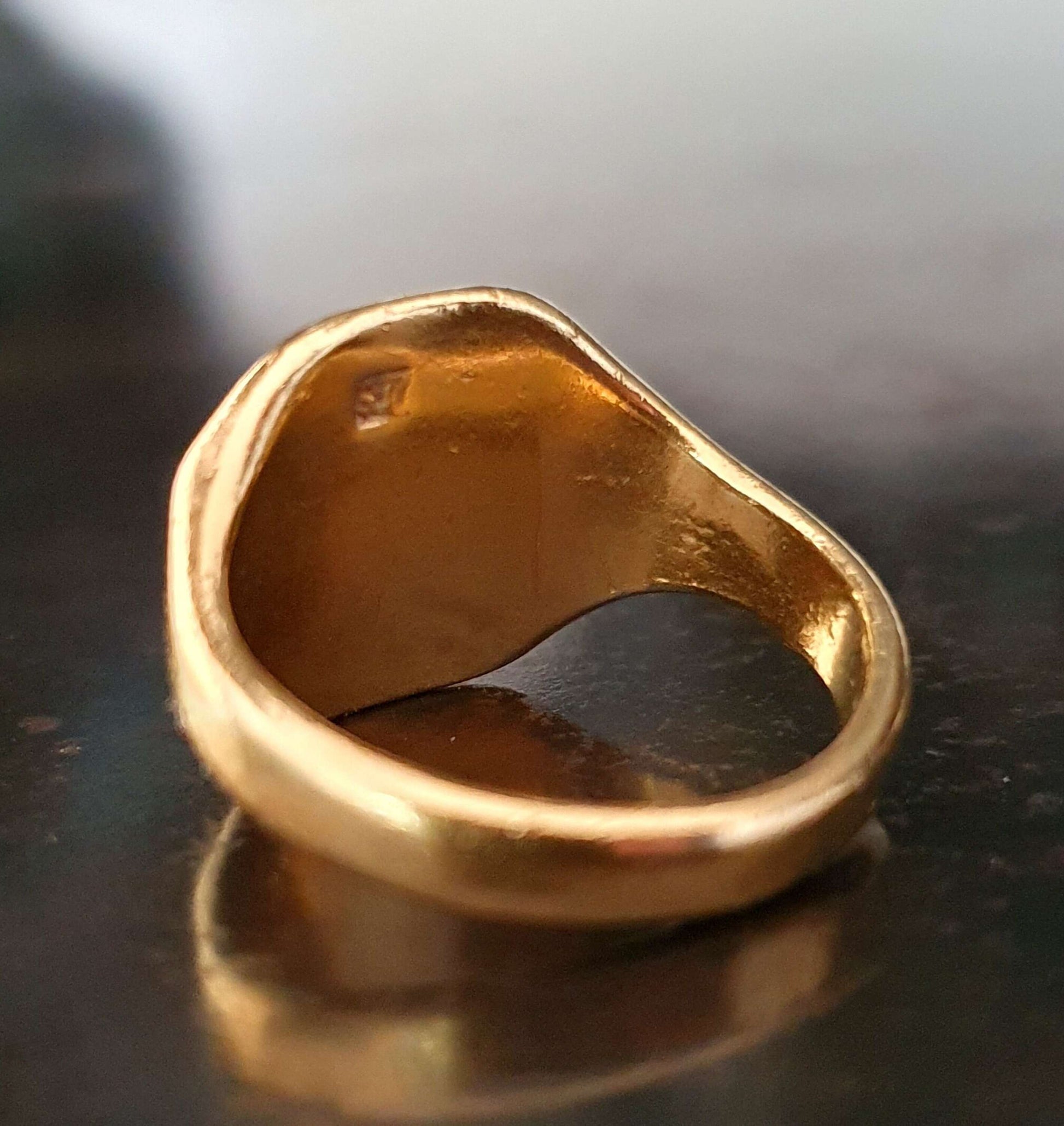 Antique 16th Century Tudor The Totteshurst Coat of Arms Ring, Circa 1550