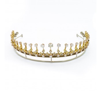 Antique Victorian Diamond Fringe Tiara Necklace, 12.00 carats, Circa 1880