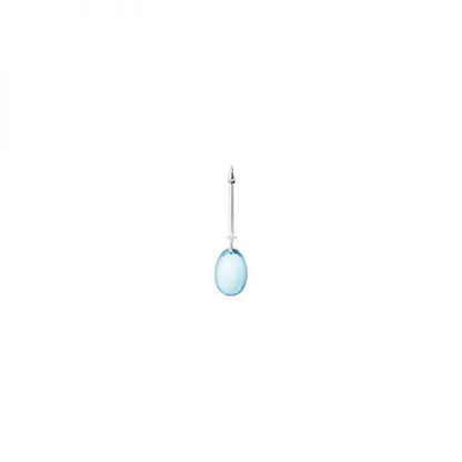 Georg Jensen Blue Topaz and Diamond Dew Drop Pendant