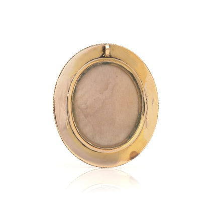 Victorian 15KT Gold Cameo Brooch