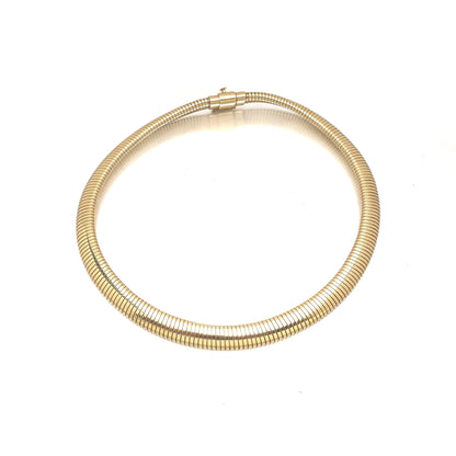 Vintage Cartier 18ct Gold Gas-Pipe Collar Necklace, 1970s