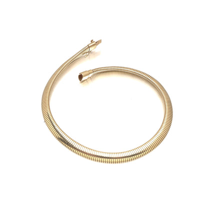 Vintage Cartier 18ct Gold Gas-Pipe Collar Necklace, 1970s