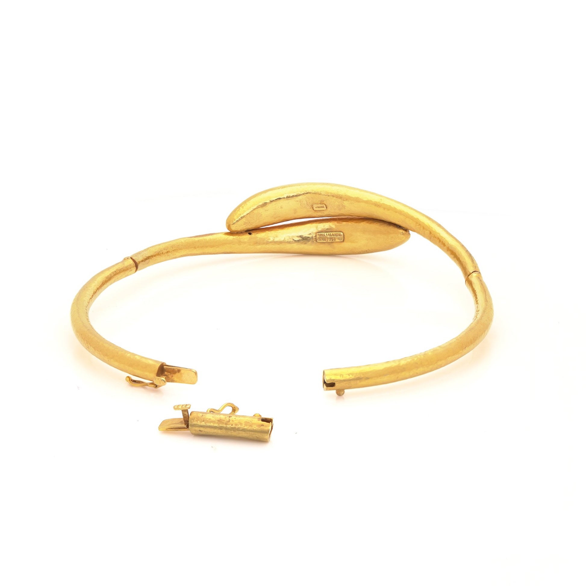Vintage Ilias Lalaounis 18 ct Gold Choker Necklace