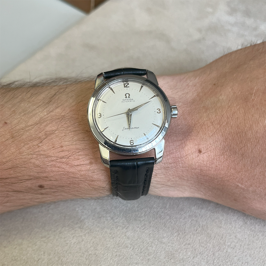 Vintage Omega Seamaster Stainless Steel Automatic Watch, Circa 1956