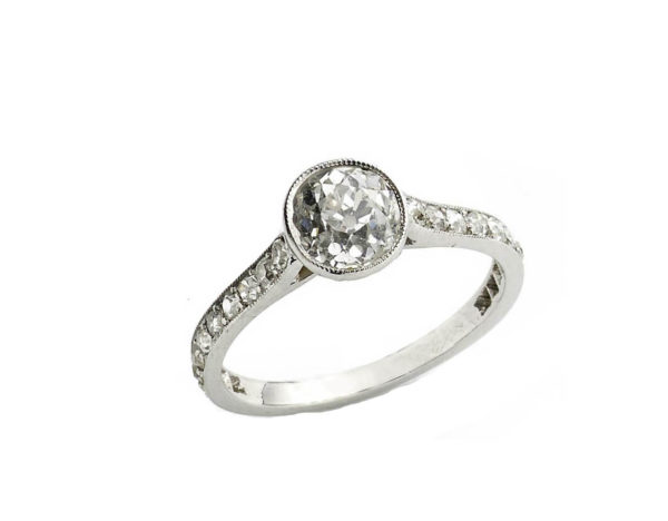 Cushion Cut Diamond Engagement Ring 1.20 carats