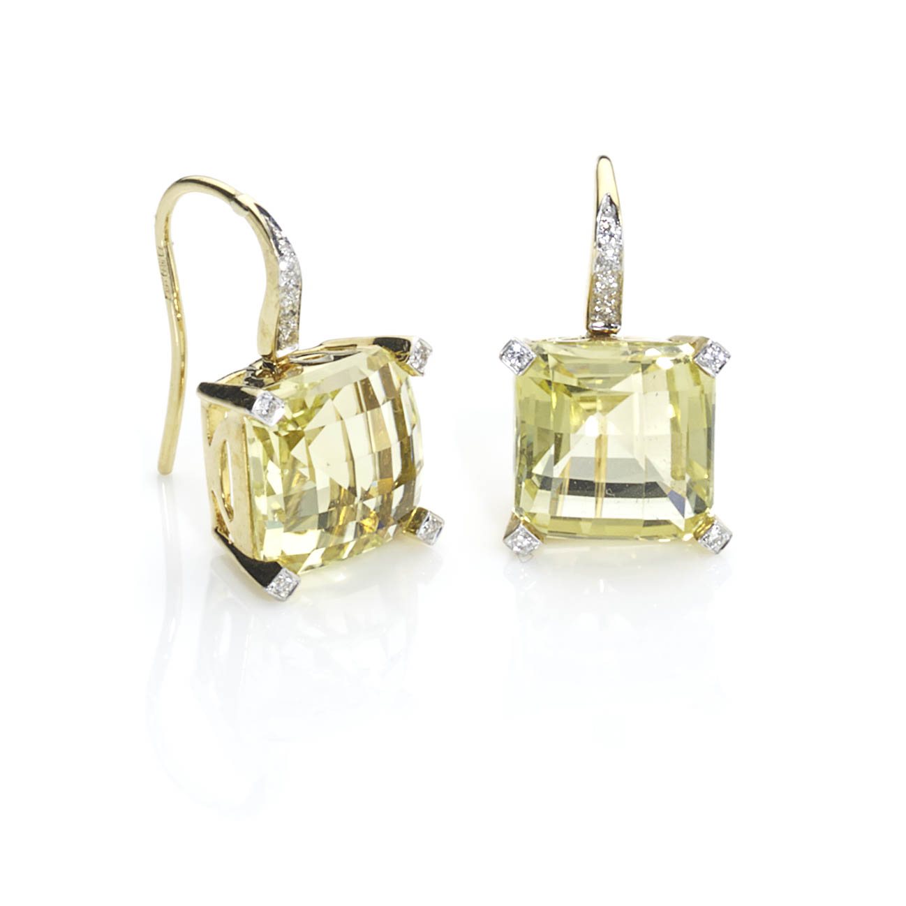 Lemon citrine drop earrings - Jewellery Discovery