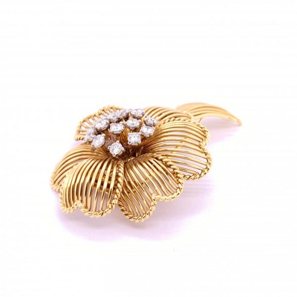 CARTIER FLOWER BROOCH