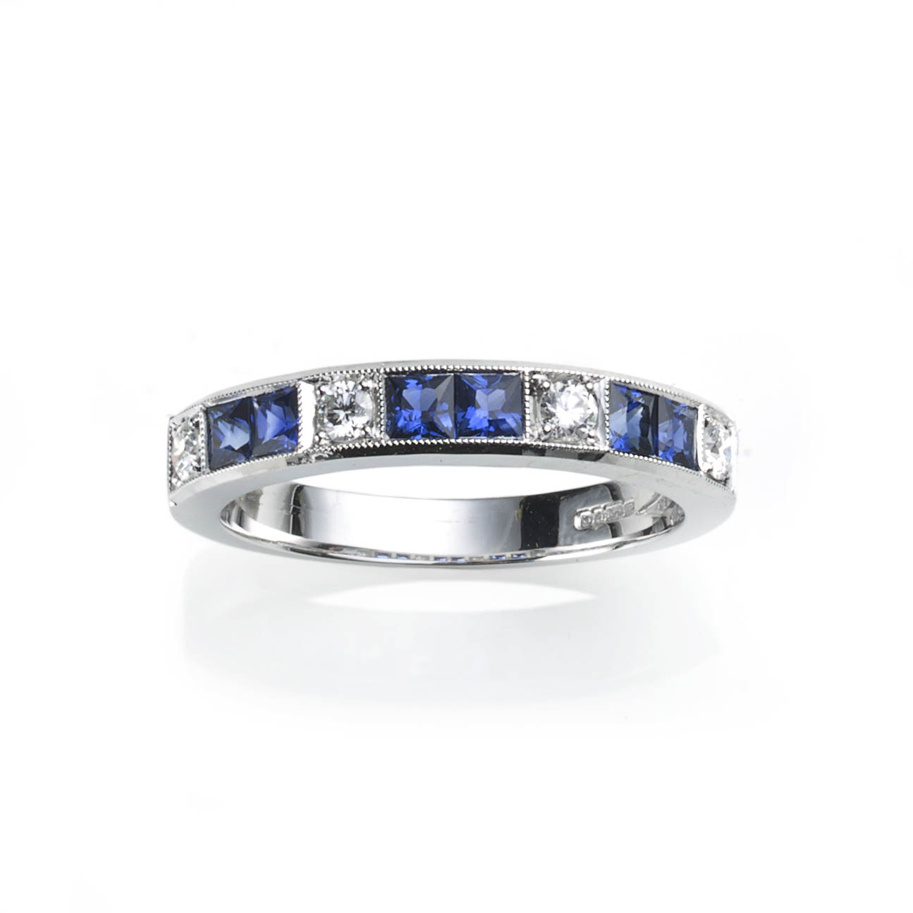 Sapphire and Diamond Eternity Ring — Jewellery Discovery