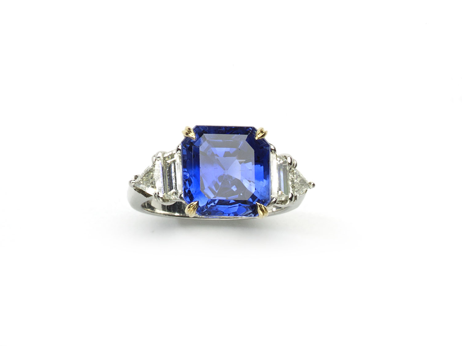 cartier diamond and sapphire ring