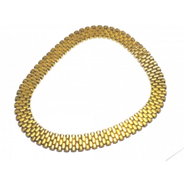 Antique Gold Collar Necklace