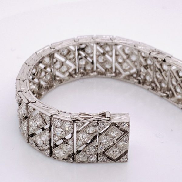 Art Deco Diamond Bracelet by Lacloche Freres