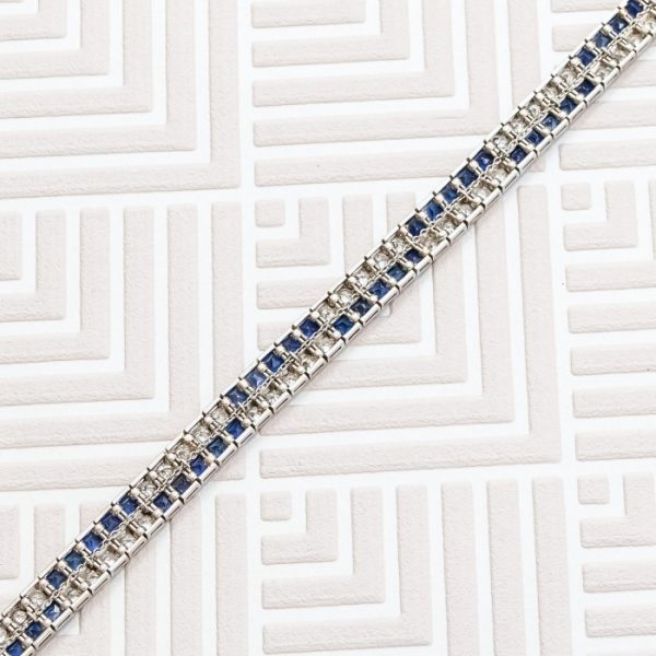 Chaumet Sapphire and Diamond Bracelet