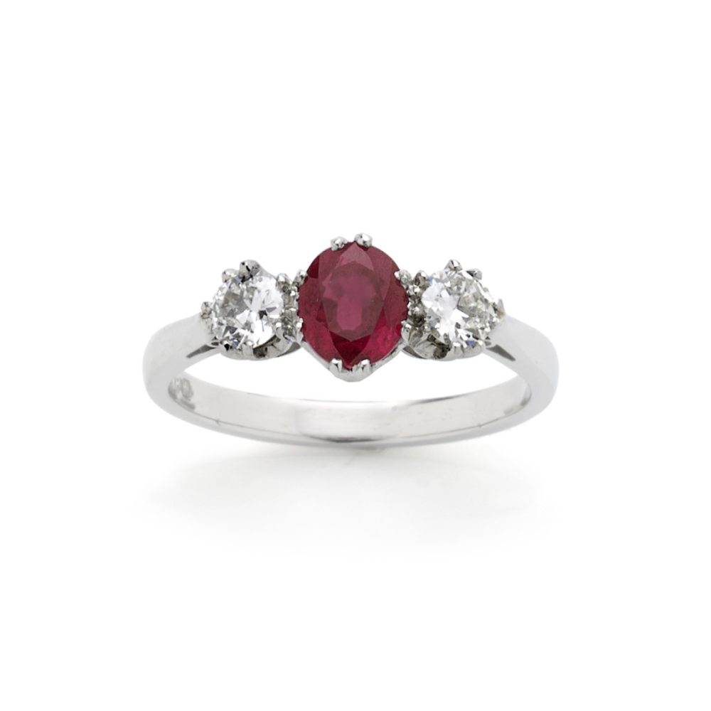 ruby-and-diamond-three-stone-ring — Jewellery Discovery