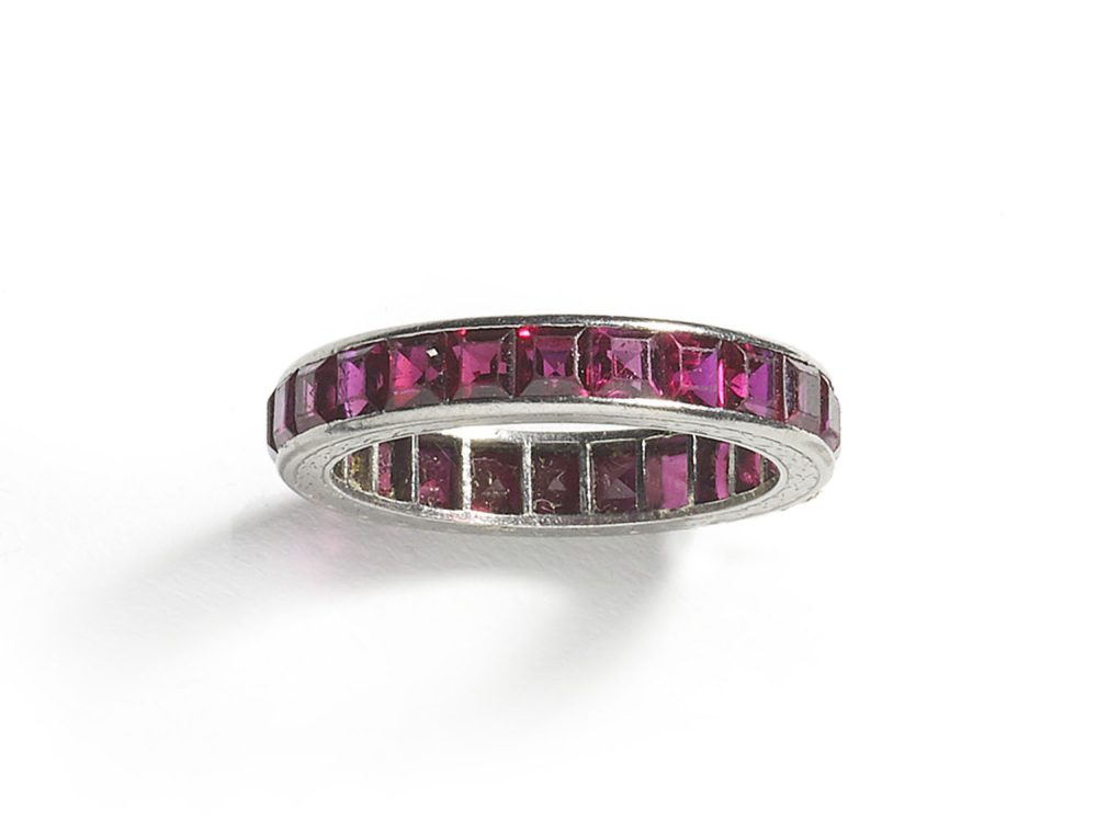 synthetic-ruby-eternity-ring — Jewellery Discovery