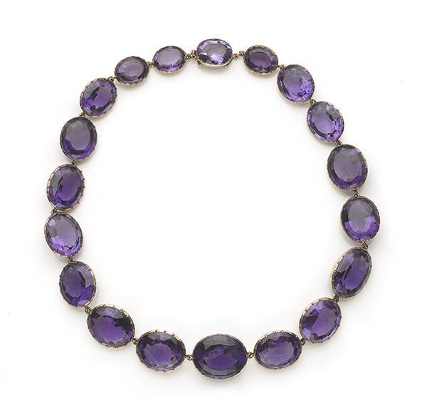 Antique amethyst rivière necklace — Jewellery Discovery