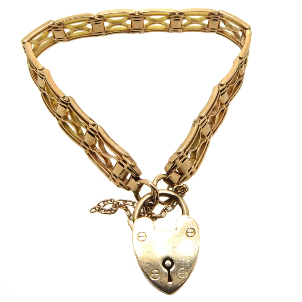 Antique Gold Gate Bracelet — Jewellery Discovery