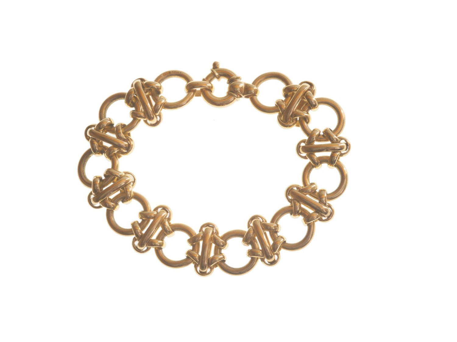Vintage gold link bracelet — Jewellery Discovery