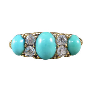 Turquoise ring december geboortesteen 