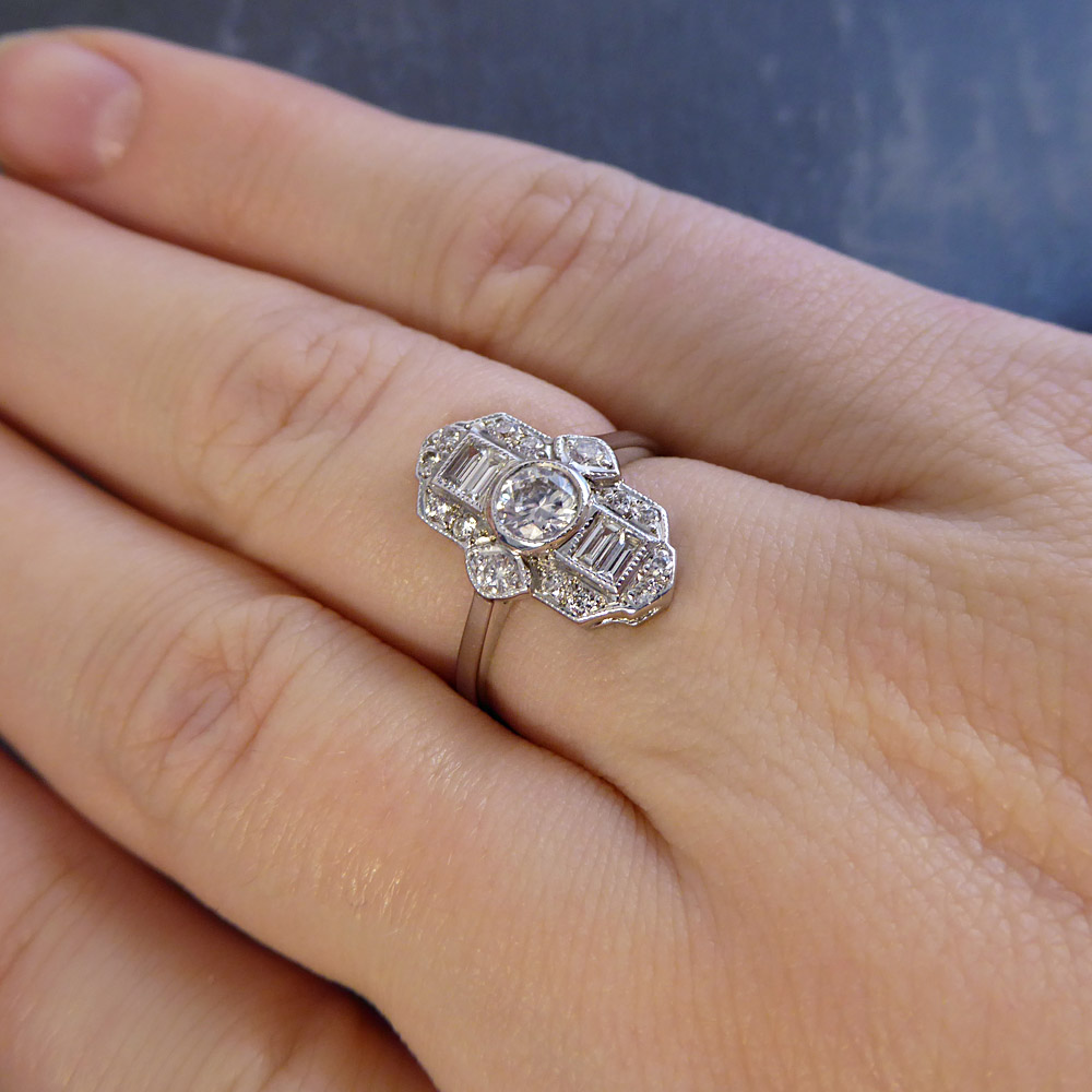 Art Deco Style Diamond Ring — Jewellery Discovery