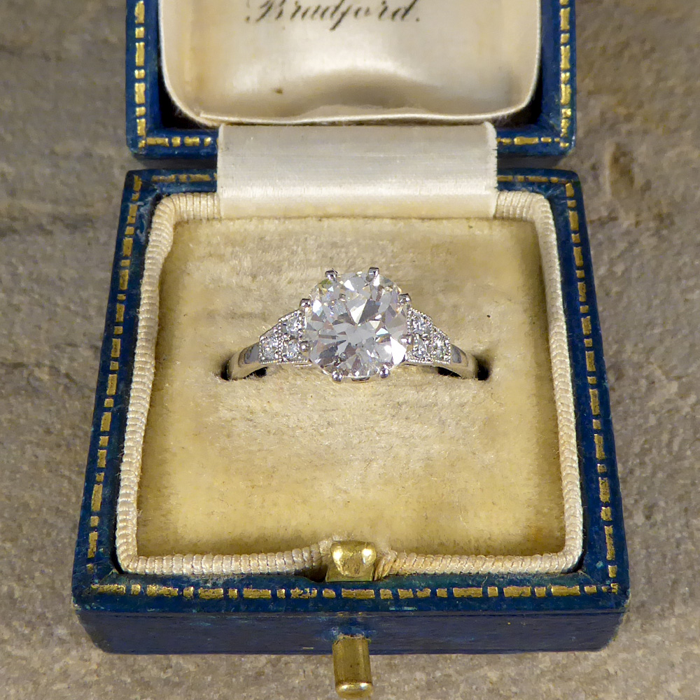 Vintage Diamond Solitaire Engagement Ring — Jewellery Discovery