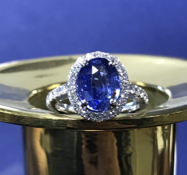 Sapphire cluster ring Jewellery discovery
