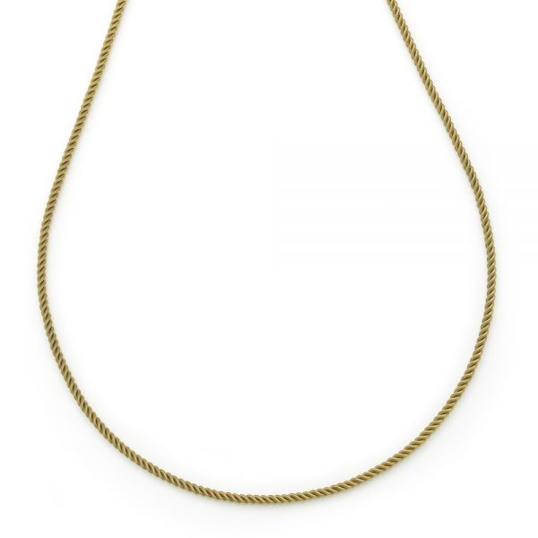 Rope Design Collar Gold Necklace