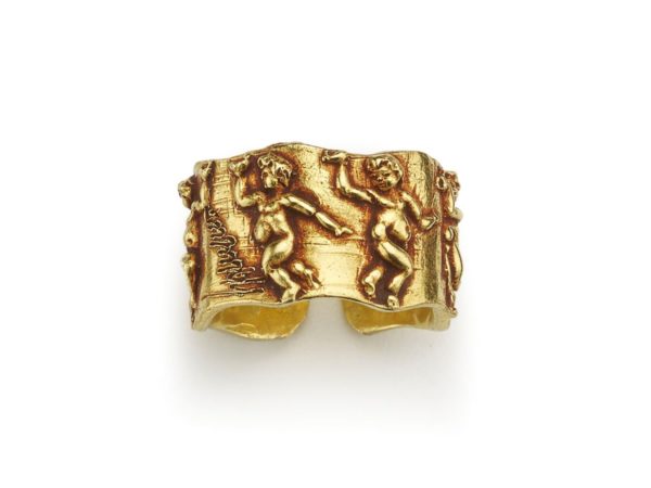 Vintage Italian Gold Band Ring