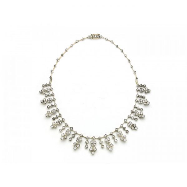 Antique Victorian Diamond Tiara Necklace - Jewellery Discovery