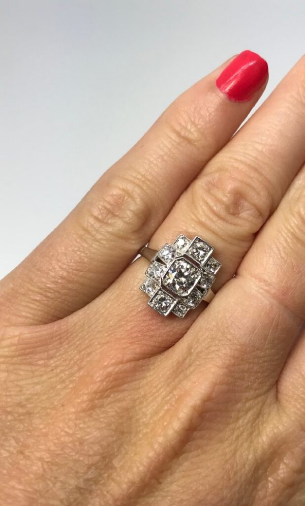 Antique Art Deco Diamond Ring, 1920's