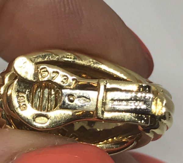 Gold Boucheron Vintage earrings