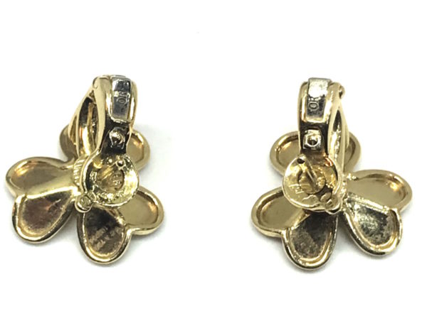 Van Cleef and Arpels Frijole Diamond Flower Earrings