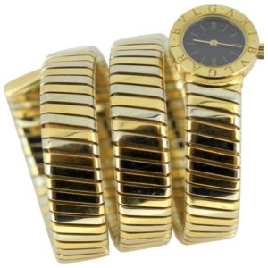 Vintage Bulgari Tri-Color Serpenti Tubogas Snake Watch