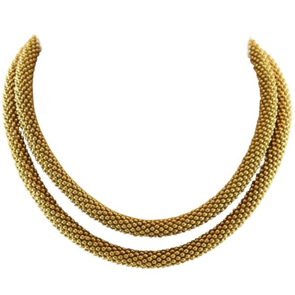 Vintage Chaumet 18ct Yellow Gold Necklace