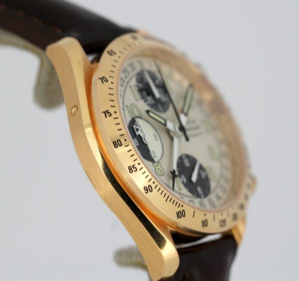 Vintage Omega Speedmaster Triple Date Chronograph Automatic Wristwatch